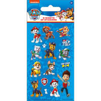 Paw Patrol Blauw Feest Stickers 6 Vellen