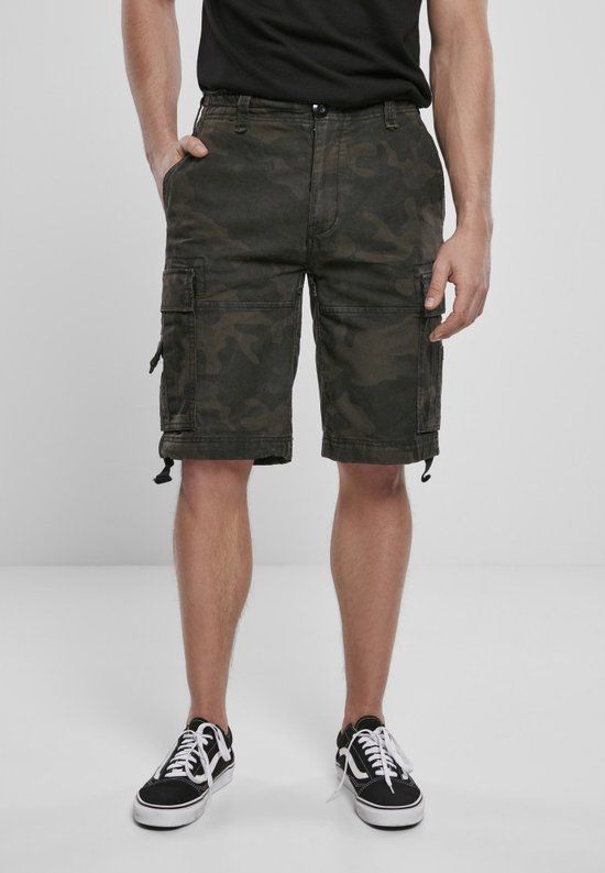 Brandit Vintage Heren Shorts - donkercamouflage - M