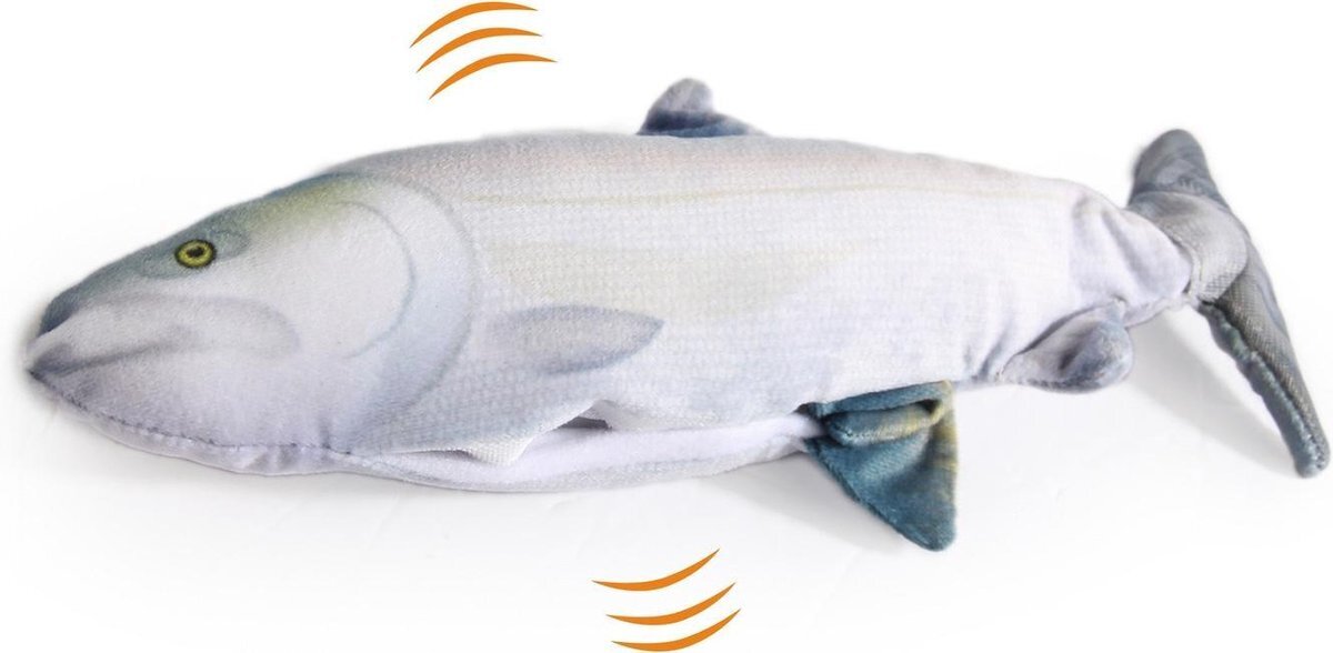 All For Paws Fish Sardine - Kattenspeelgoed - 28x12x5.5 cm Multi-Color multi color