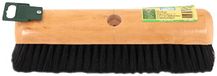 Vero Balai d'intérieur - 28 cm - Bois - Fibre synthétique - Fibres noires - Pour poussière fine sèche