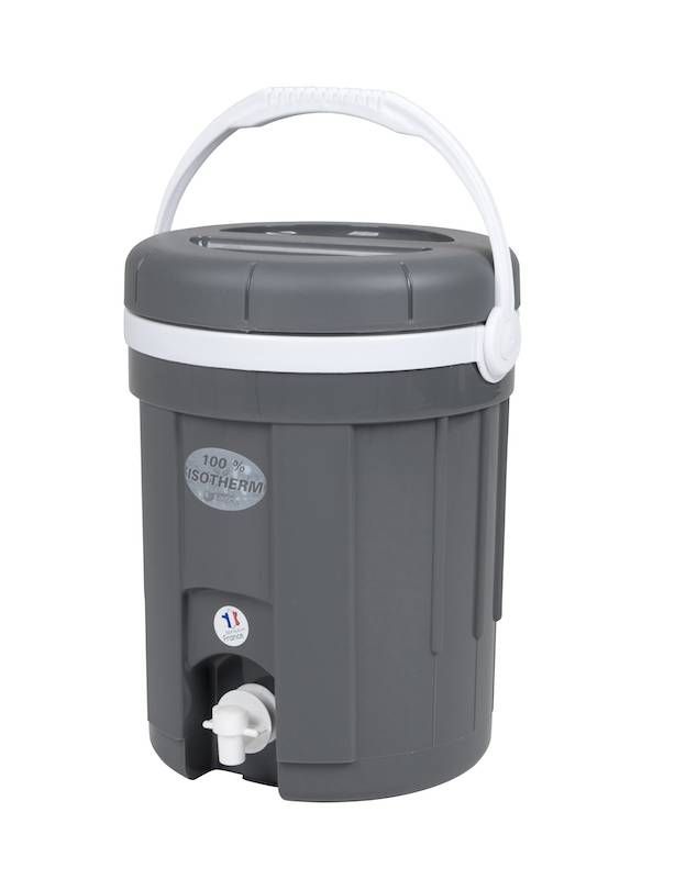EDA Eda Water-/sapcontainer - Met Kraan - Grijs - 8 Liter