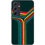 Samsung Galaxy A35 Retro lines Verstevigd hoesje met sublimatie bedrukking
