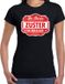 Bellatio Decorations Shoppartners Bv Cadeau t-shirt voor de beste zuster voor dames - zwart met rood - zusters / verpleegster - kado shirt / kleding - moederdag / collega XS