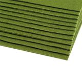 cyclingcolors 2 x viltblad hobby handwerk naaien scrapbooking kunst handwerk decoratie decoupage A4 20 x 30 cm dikte 2-3 mm polyester 416 g/m² - groen fluweel