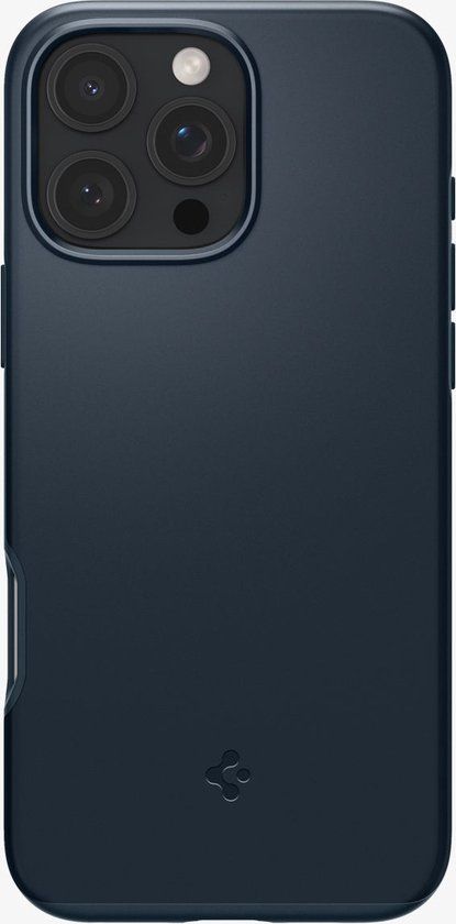 Spigen Thin Fit MagFit Hoesje Geschikt voor Apple iPhone 16 Pro - Back Cover Compatibel met MagSafe / Qi2 - Metal Slate
