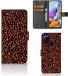 B2Ctelecom Book Case voor Samsung Galaxy A21s Book Cover Koffiebonen