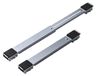 Châssis de machine à laver sur roues - Extensible et réglable 44,6-70 cm - 2 pièces