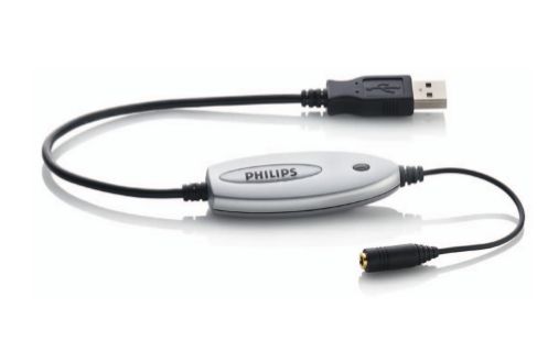 Philips LFH9034 USB Audio Adapter - Black/Grey