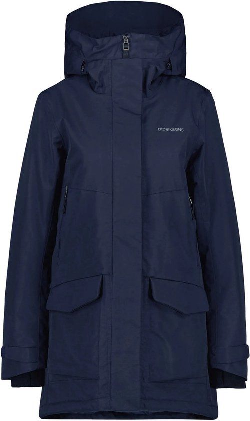 Didriksons FRIDA WNS PARKA 7 Dames Outdoorjas - Dark Night Blue - Maat 38 - Winter 2024