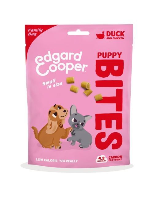 Edgard & Cooper Puppy Bites Eend & Kip 120 gr