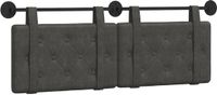 vidaXL Hangend hoofdbord Antiek PU