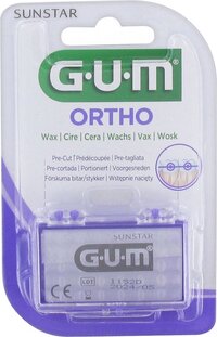 Gum Orthodontische Wax Mint Beugelreiniging - 1 st - Beugelverzorging