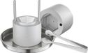 Vevor Ijsbalpersset Ijsballenmachine 65mm Clear Ball Whiskeys Ijsblokvorm, Zilver
