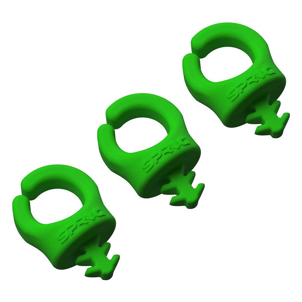 SPRIG Cable Opening 13.5 mm 3/8"-16 - Green - 3-Pack