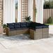 Maison Exclusive - Salon de jardin 8 pcs avec coussins gris résine tressée