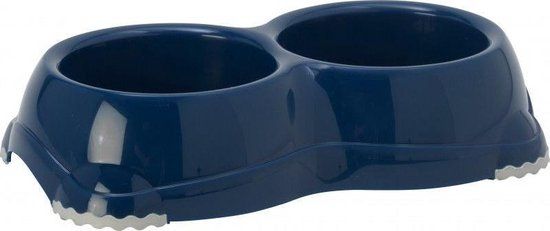 Gebr. De Boon De Boon Katten Voerbak Dubbel Smarty Blauw