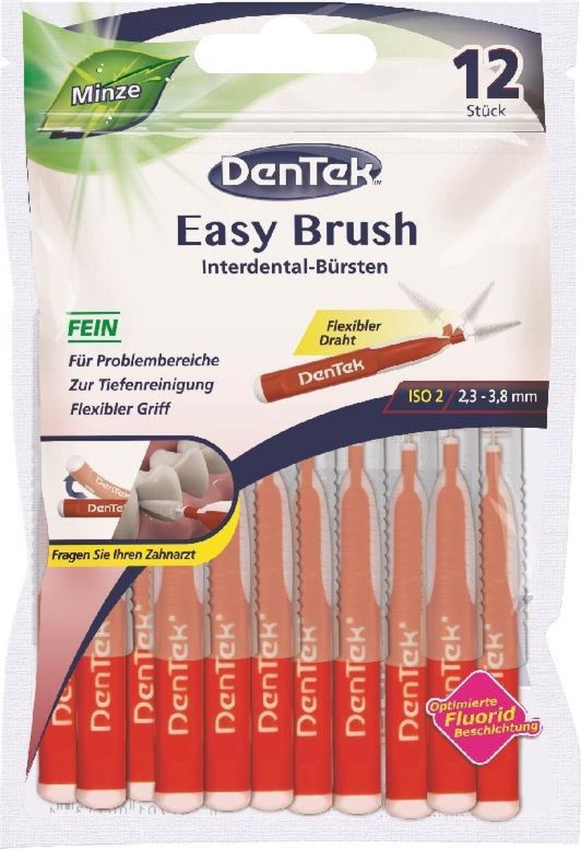 Dentek Easy Brush interdentale rager maat 2 12st