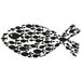 Rayher Hobby 29114000 houten stempel vis, 4 x 9 cm