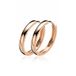 ZINZI zilveren oorringen rosé verguld 24 x 3mm ZIO192R