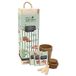 Feel Green - WE CREATE NATURE ecogarden, verse Veggie Box, biologische zaden, planten uit de houten kist 35,5 x 10 x 10 cm, Made in Austria, duurzaam cadeau-idee, groeien je eigen/kweekset, hout