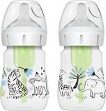 Dr. Brown's Options+ Anti-Colic Babyfles - Brede halsfles - 150ml - Jungle - 2 stuks