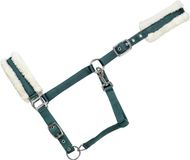 USG United Sportproducts Germany GmbH Bont halster voor paard, Imitatiebont, Groen, Full