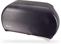 San Jamar R4000TBK Twin 9" Jumbo Tissue Dispenser