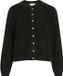 VILA VILORY O-NECK L/S KNIT CARDIGAN-NOOS Dames Cardigans Zwart Beauty S