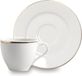 Excelsa Set 6 Koffiekopjes met Schotels Excelsa Gold 10 cl Porselein Wit Gouden Rand