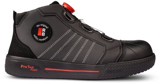 Redbrick Sprint BOA Sneaker S3S - Zwart - 40