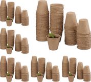 Merkloos / Sans marque 480 x Kweekpotjes - Afbreekbaar - Stekpotjes - Turfpotjes - 6 cm