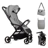 Babylux Buggy Kinderwagen GIAU Reisbuggy met Ligfunctie, Kleur: Steel