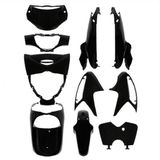 P2R Kit carénage pour Scooter Honda 125 SH I 2012-2017 10 pièces noir brillant