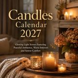 Candles Calendar 2027: Glowing Light Scenes Featuring Peaceful Ambience, Warm Interiors and Serene Comfort