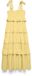 VERO MODA VMDOLORES SL TIE ANKLE DRESS EXP Maxi jurk Dames L Katoen Geel