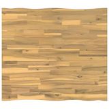 vidaXL Tafelblad Rechthoekig 90 x 80 x 3 cm Wit Glas