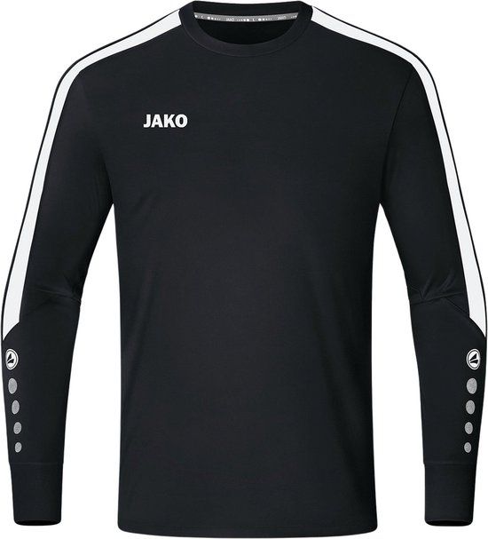 Jako Power Keepersshirt Junior - Maat 164 - Zwart - Wit