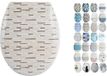 MSV Alentejo blauw/wit wc-bril