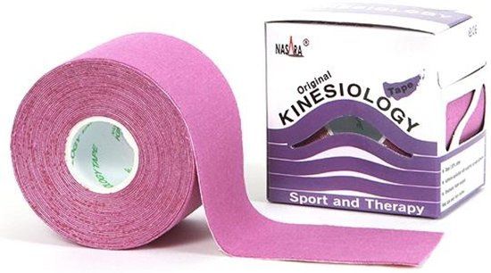 Nasara Kinesiologytape - 5 meter x 5 cm - paars