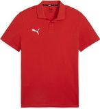 PUMA teamGOAL Casuals Polo Heren sportshirt - Puma Red-Puma White