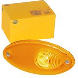 HELLA 2BM 964 295-041 Extra knipperlamp - Halogeen - 12V - Inbouw/Schroefaansluiting - Lenskleur: Geel - Stekker: Male - Montage aan zijkant - Aantal: 1
