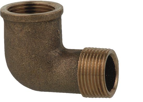 KIRCHHOFF BR Knie 90° - Blanco - 1/2"BI x 1/2"BU - (3092)