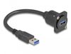 Delock 87967 câble USB 20 m USB A 5 Gbit/s Noir