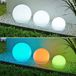 Lindby - Solar Tuinverlichting - RGB - 3 Lichtpunten - Kunststof - Wit - H: 51 cm