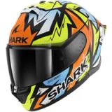 Shark Skwal Cup Replica Uriarte, casque intégral, Mat Noir/Bleu/Jaune/Orange, XL