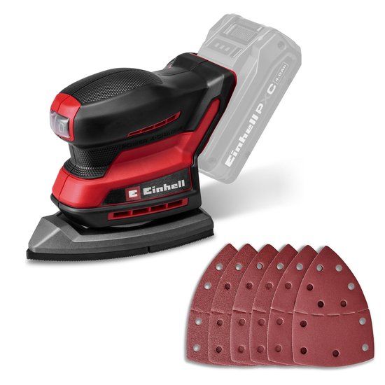 Einhell Accu Multischuurmachine TE-OS 18/150-2 Li Solo - Power X-Change - 18 V/Li-ion - Schuuroppervlak: 150 x 150 x 100 mm - Excl. accu en lader