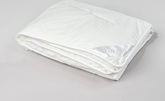 Florrèl Zomerdekbed biologisch katoen, TENCEL™ + Dacron ZERO% 140x220 cm - Paper White™ - Tweepersoons