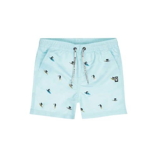 Tumble 'n Dry zwemshort lichtblauw met all over print