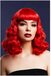 Fever London Bettie Short Fringe Pruik - Rood