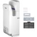 VEVOR sèche-mains à jet, sèche-mains électrique de haute qualité pour un usage commercial, sèche-mains ABS avec filtre HEPA, montage mural, sèche-mains vertical, 2000 W, 220 V, sèche-mains infrarouge de haute qualité en blanc